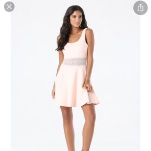 NWT Bebe Veronica Lace Inset Dress Size S